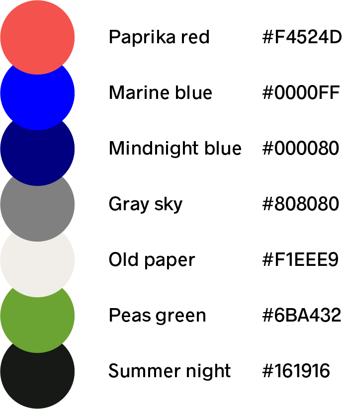 color palette